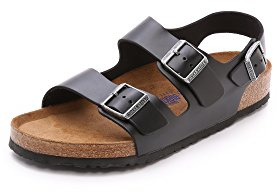 Birkenstock Milano Sandal,Dark Brown,37 M EU