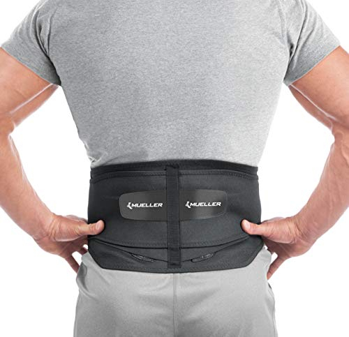 Mueller Lumbal Rückenbandage mit herausnehmbarer Pelotte, bis Umfang 177 cm