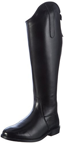HKM, Reitstiefel -Italy-, Soft Leder, Kurz/Weit, Stivali da equitazione, Uomo, Nero, 43 EU