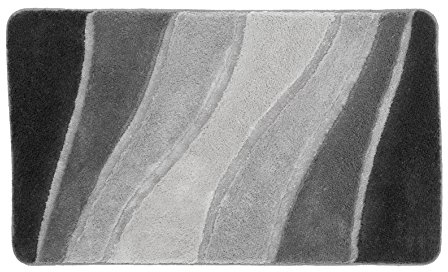 Meusch Badteppich Ocean grau 60 x 100 cm, Schiefer