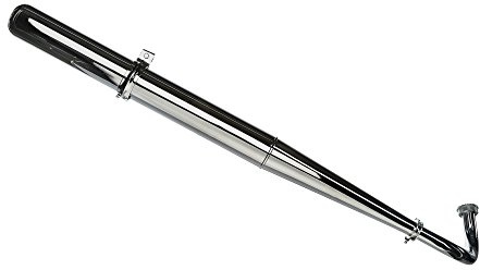 Auspuff Set Chrom Komplett Ø 28mm für Simson S50, S51, S70