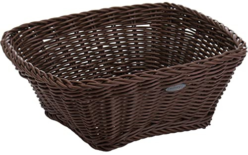 Westmark Mehrzweck-Korb, Geeignet für Hotel und Gastronomie, Quadratisch, ca. 23 x 23 x 9 cm, Synthetik Faser, Saleen Edition: Coolorista, Braun, 02096506101