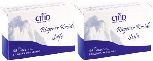 CMD Mineral Seife mit Rügener Kreide 2er-Pack (vegan, Naturkosmetik)