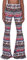 Nuofengkudu Damen Schlaghose Hochbund Push up Stretch Bequeme Lange Schlag Hosen Weite Leggins Tights Freizeit Einfarbig Haushose Yogahose Classic Flared Pants Pyjamahose(Mode Rot,L)