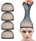 4 Pcs Wig Caps Mesh Wig Stocking Caps Hair Net for Wigs Women Men Kids to Hold Wig in Place(Mesh Wig Cap, Black)