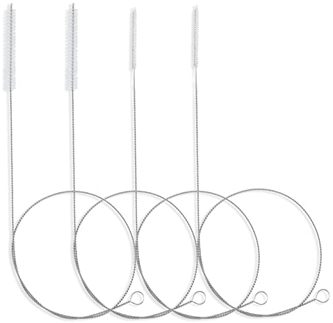 101,6 cm Bürstenreiniger für die Reinigung von Strohhalm, Kegerator, Fütterungsschlauch, Siphonschlauch, Sonnendachablauf, Kühlschrankablauf, 4 Stück