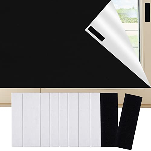 BEHAHAI Portable 150*200CM No Drill Blinds Blackout Material Temporary Stick On Window , Self Adhesive Fasteners for Nursery Bedroom and Travel