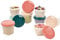 Babymoov Pots de conservation Babybols 8x250ml & 8x180ml - Eco-conçus - Fabriqués à partir de matière végétale en France - Recyclables - 100% Hermétiques