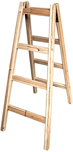 Terrassengarten-Klappstufen, Dachbodenleitern, tragbare Holzleiter, Innenrenovierung, beidseitige Holzleiter