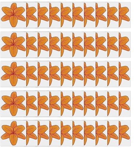 WD&CD 50 Stück Fenster Fliegenfallen Orange, Fruchtfliegenfalle Klebefalle Fenster Obstfliegenfalle Aufkleber Fliegen Falle Papier Fliegenfänger