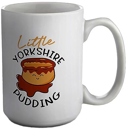 Shopagift Yorkshire Day Mug Little Yorkshire Pudding White 15oz Large Gift Ceramic Cup