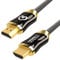 Qnected Cable HDMI 2.1 4m (4 metros) | Ultra Alta Velocidad | 4K 120Hz y 144Hz, 8K 60Hz Ultra HD | 48 Gbps | eARC | Compatible con PS5, Xbox Series X & S, Monitor | Negro Carbón