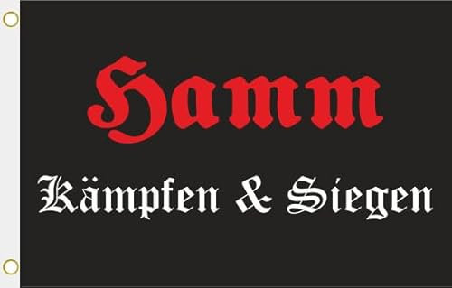 U24 Flagge Fahne Hamm Kämpfen & Siegen Hissflagge 90 x 150 cm