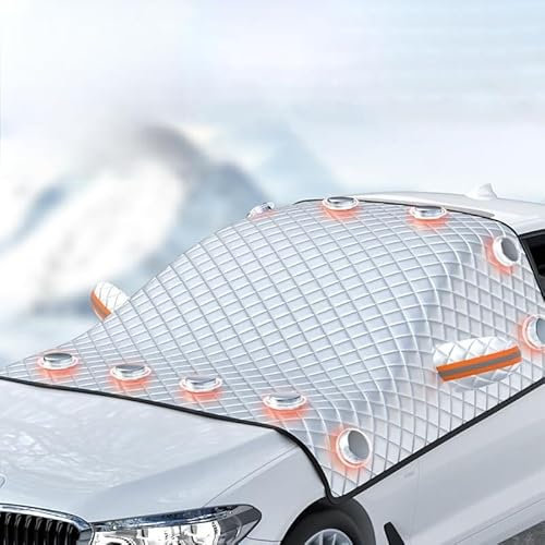 LJLBFB Frontscheibenabdeckung für Mercedes Benz Vito 2017-2021 2022 2023 2024-pr, Magnetisch Frontscheibenabdeckung Winter Scheibenabdeckung für Gegen Schnee EIS Frost Staub UV-Schutz