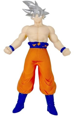 Bizak Monsterflex Goku Ultra Instinc Dragon Ball, bambola super estensibile ed elastica, 25 cm, 12 da collezionare, per adulti fan collezionisti e bambini dai 6 anni (64390230)