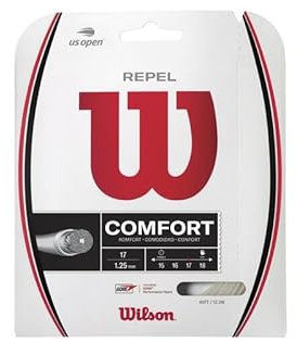 Wilson Repel 16 Set (Natural) Tennis String, Corde Unisex Adulto, 16G