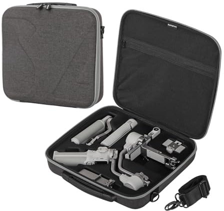 FSIDIWT RS 4 Mini Carrying Case, Portable Storage Shoulder Bag Travel Hard Case for DJI RS 4 Mini Gimbal Stabilizer Accessories