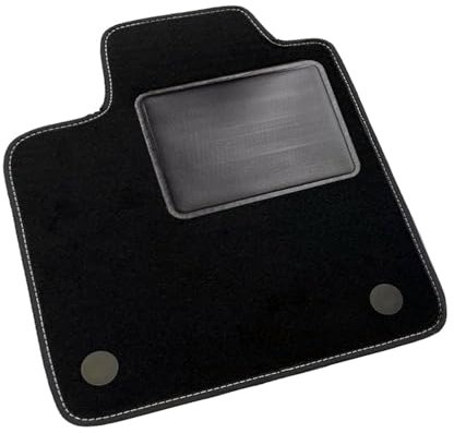 DHCarMats | Autoteppich nur Fahrerseite für Renault Twingo II ab 2007 bis 2014 | Fahrermatte aus Teppichstoff nach Maß | Autozubehör - Fußmatten Automatten 1 Stück