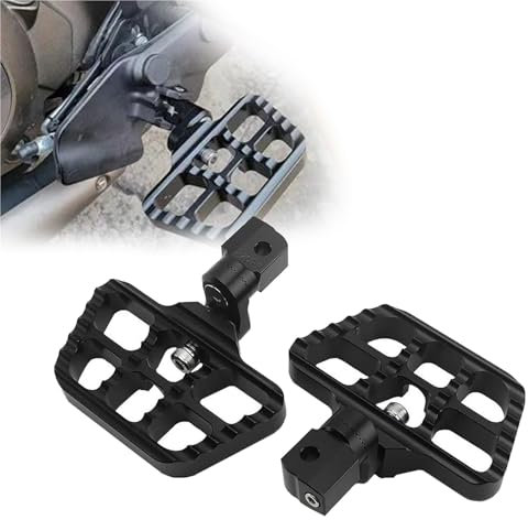 YDEMST pour I&ndian Scout Bobber Twenty Sixty ABS Repose-Pieds Avant Moto Réglables À 360 Degrés, Pivotants