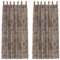vidaXL Samtvorhänge 2er Set mit Ösen in Cappuccino 225 x 140 cm – Innenfensterbehandlung, lichtfilternde Vorhänge für Privatsphäre, mit Verdunkelungsfunktion und elegantem Design.