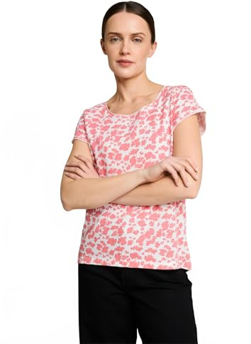 Tom Tailor Damen T-Shirt mit weitem Rundhalsausschnitt