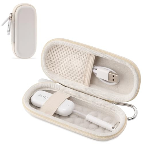 Hard Carrying Case for AirFly SE/Pro 2/Pro/Duo, Avantree Relay, 1Mii Bluetooth Wireless Transmitter Receiver, Airplane Travel/TV/Gym Portable Storage Case Bag for USB Cable and Adapter(Case Only)