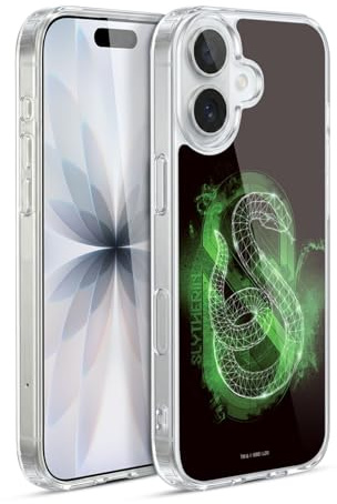 Head Case Designs Offizielle Harry Potter Slytherin Deathly Hallows XVIII Gelhülle [Militärischer Schutzgrad] Kompatibel Mit Apple iPhone 17 Und Kompatibel Mit MagSafe