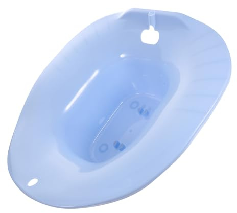 Sitzbadewanne aus Kunststoff für Schwangere und Nachsorge Blau