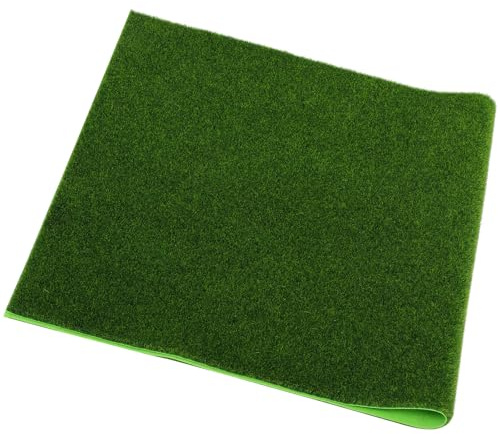 WRITWAA Künstliche Moosmatte 50X100cm Kunstrasenmatte für Gartengestaltung Naturgetreues Moosimitat ohne Pflege Dekorativer Grüner Kunstrasen für Balkon und Zimmer