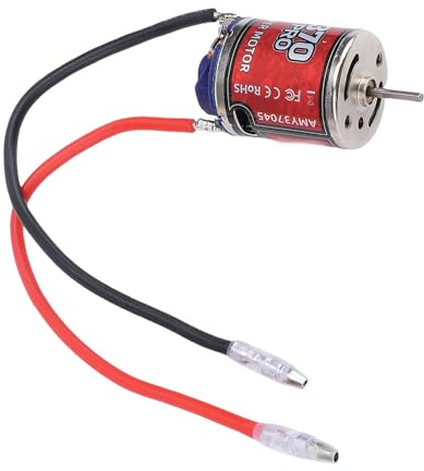 Moteur Bross RC 370 45T avec Bo tier en Acier Inoxydable Haute Vitesse et Faible Bruit pour Voiture et Bateau RC Arbre D de 2 3 mm