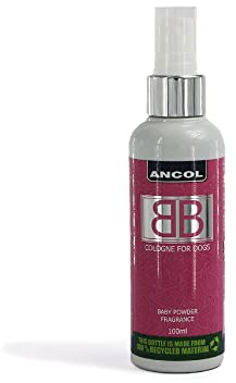 Ancol BB Dog Eau de Cologne – süßer Babypuderduft mit Kamille – desodoriert und erfrischt das Fell Ihres Haustiers – ideal für Hunde nach dem Baden oder dem täglichen Gebrauch – 100 ml Flasche