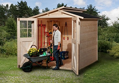 weka Gartenhaus 323 Gr.1, natur, 19 mm