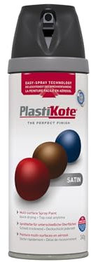 PLASTI-KOTE Premium Spray Paint Satin Black