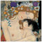 Artopweb Klimt Le TRE Età Della Donna Detail 30x30 cm Decorative Panel, MDF (Mitteldichte Holzfaserplatte), Papier, Bunt, 30 x 30 cm