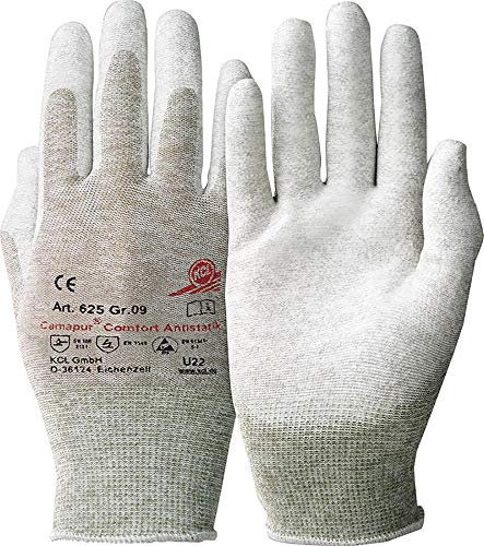 KCL 625 Handschuh Camapur Comfort antistatisch Polyurethan Polyamid Kupfer Größe 10 1 Paar