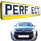 TAPORT Car Registration License Number Plate Surrounds Holder Frame ALL STYLES (GOLD)