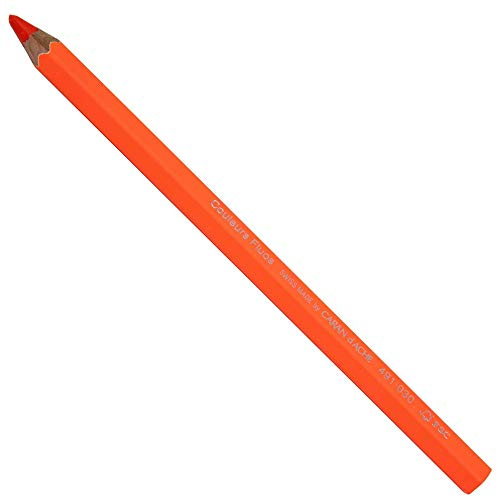 Caran d'Ache d´Ache Maxi Farbstift Fluo Orange, Größe: ca. 14cm, 0491.030