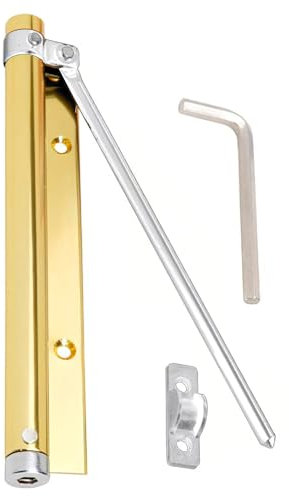 Wolfpack Türfeder, Aluminium, eloxiert, goldfarben