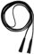 Nanxson Damen Taillengürtel Gewebte Quasten Kettengürtel Leder Dünner Gürtel für Kleid PDW0042 (schwarz)