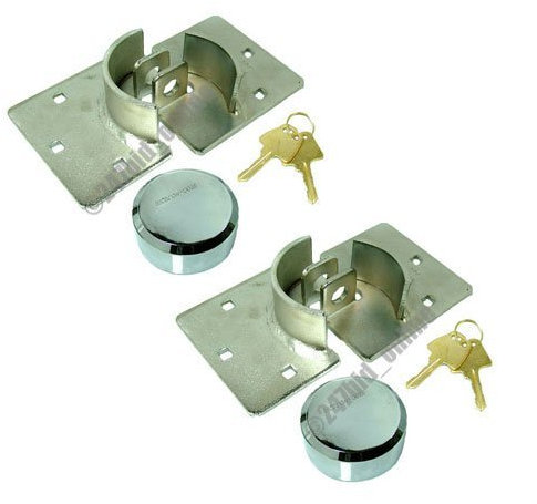 2 x HIGH Security Padlock + HASP Van Lock + Fixing KIT