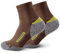 Piarini 2 Paar Coolmax Wandersocken Trekkingsocken Jagdsocken kurz - braun 43-46