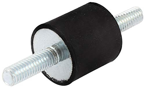 RS PRO Vibrationsdämpfer, Außen-/Außengewinde Puffer M5, Ø 10mm x 8mm, 60 Shore A/bis 5.4kg, Packung a 8 Stück
