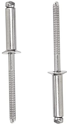 FASTON® Blindnieten mit Senkkopf 3,2x8 mm Edelstahl A2 V2A (100 Stück) DIN 7337 / ISO 15984 Niete Blindniet Dornieten Popnieten Niet Rostfrei Dichtniete