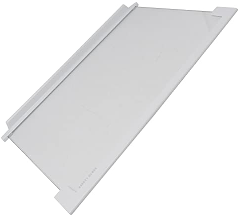 sparefixd Glasablage für Kühlschrank und Gefrierschrank, Kunststoff-Rand, für Neff