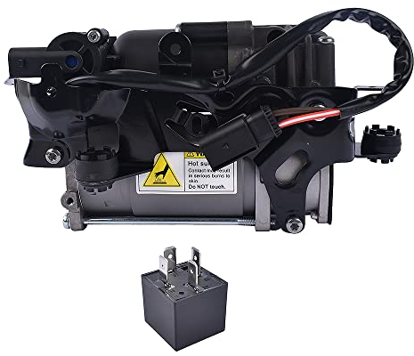 Bisenya Luftfederung Kompressor Pumpe mit Relais Hinten Ersatz für E350 E300 E500 E550 Limousine CLS250 CLS350 CLS550 CLS C218 X218 E-Klasse W212 2123200104 2123200404 4154033230