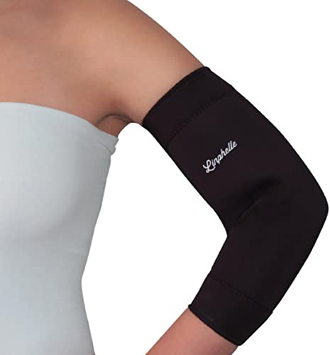 Linphelle PICC line Coverpicc Waterproof Long, wasserdichte Armkatheter-Abdeckung aus Neopren, Wasserschutz in der Dusche, ideal für PICCs und Glukosemessgeräte, Schwarz, Größe XL