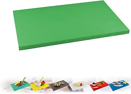 Schneidbrett, Gastro Schneidebrett Kunststoff Küchenbrett Schneidebretter, in (XL oder XXL) (Grün, (XXL) 40 x 60 x 2 cm)
