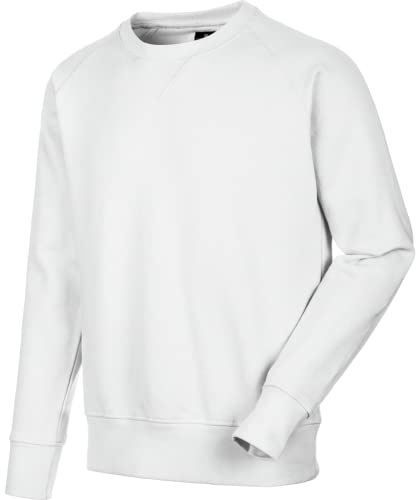 WÜRTH MODYF Sweatshirt Job+ für Herren & Damen in Weiß - moderner Arbeitspullover, perfekt für Handwerk, Werkstatt, Arbeiten im Freien - in den Größen 6XL
