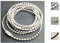 EFIXS Rollokette aus PVC (Bedienkette) – mit Kettenverbinder - Bedienlänge 25 Meter - 4,5 x 6 mm - für Rollos, Jalousien, Lamellenvorhänge, Farbe: Weiss