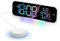 Itigoitie Extra Loud Vibrating Alarm Clock with Bed Shaker,Large LED Digital Display,Dual Alarms,Multiple RGB Colors,Dimmable Volume Adjustable,for Deep Sleepers and Hearing Impaired Deaf Seniors